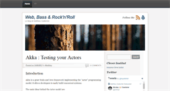 Desktop Screenshot of blog.matthieuguillermin.fr